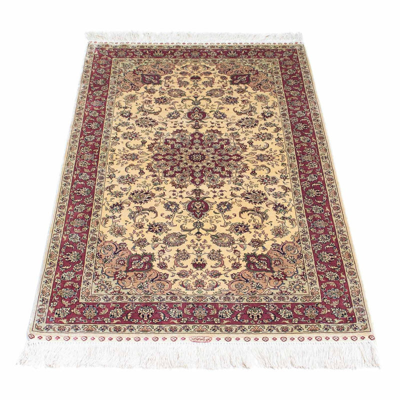 Oriental Rug - Hereke - 122 x 69 cm - dark red