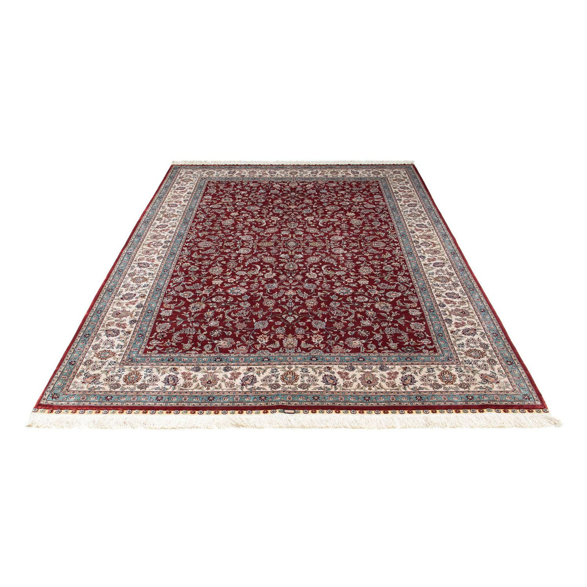 Oriental Rug - Hereke - 246 x 170 cm - dark red