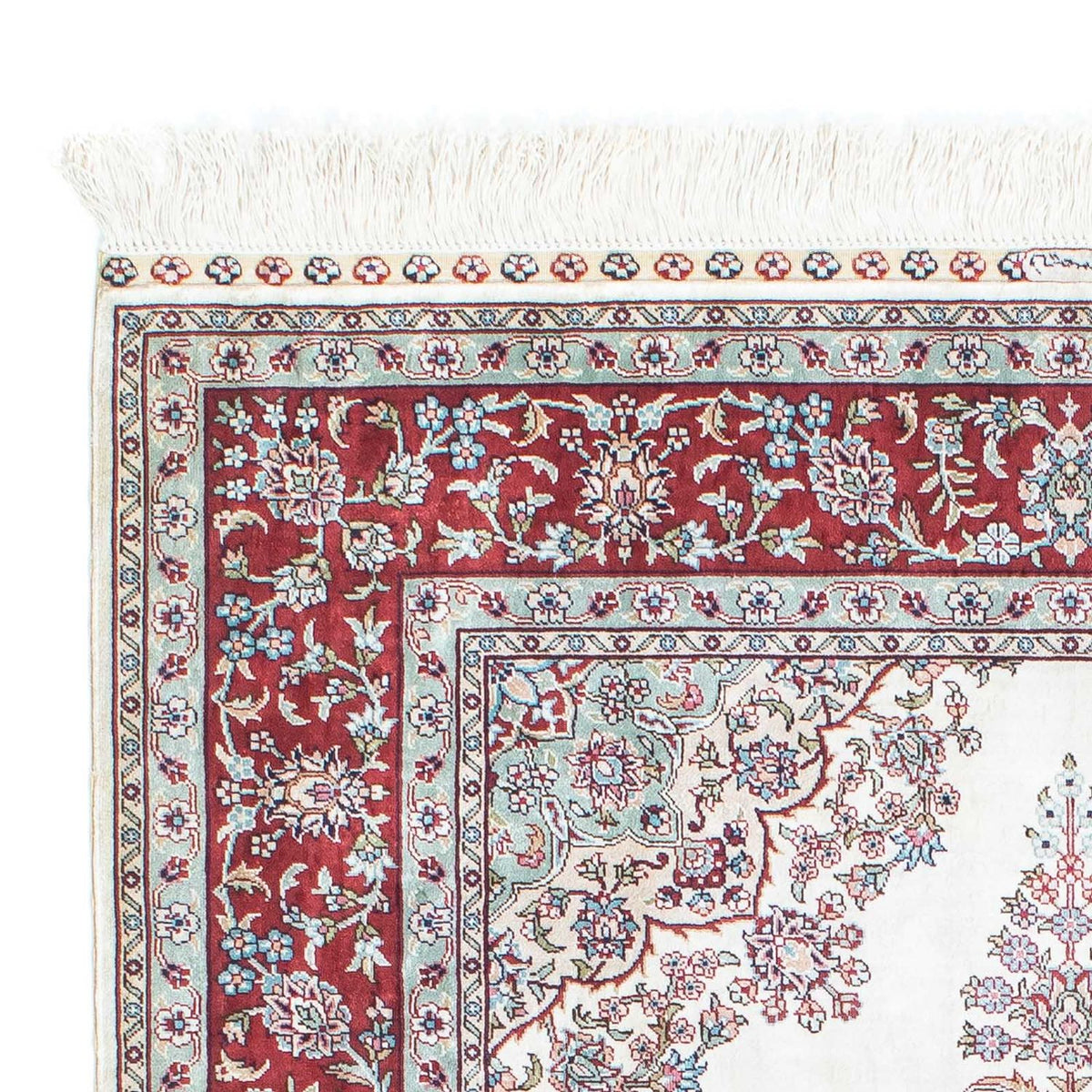 Oriental Rug - Hereke - 137 x 91 cm - dark red