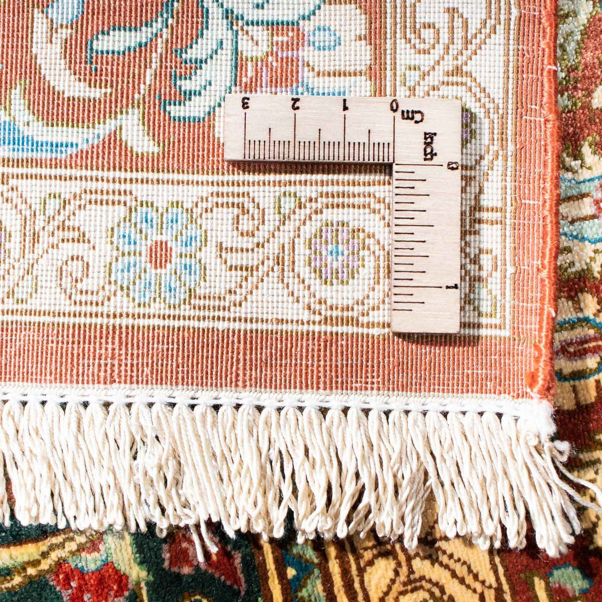 Perser Rug - Ghom - 115 x 80 cm - green