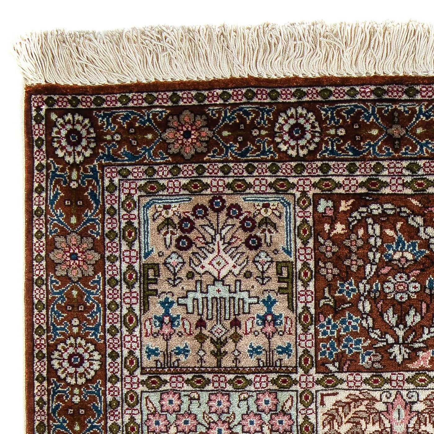 Qom Rug 91x59cm - Persian Rugs