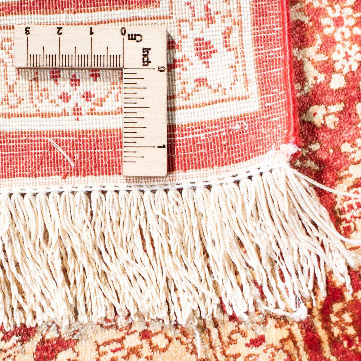 Oriental Rug - Hereke - 122 x 69 cm - dark red