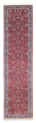 Runner Oriental Rug - Hereke - 369 x 78 cm - dark red