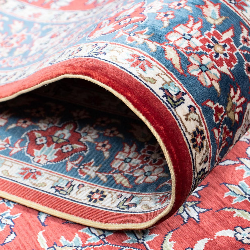 Runner Oriental Rug - Hereke - 369 x 78 cm - dark red