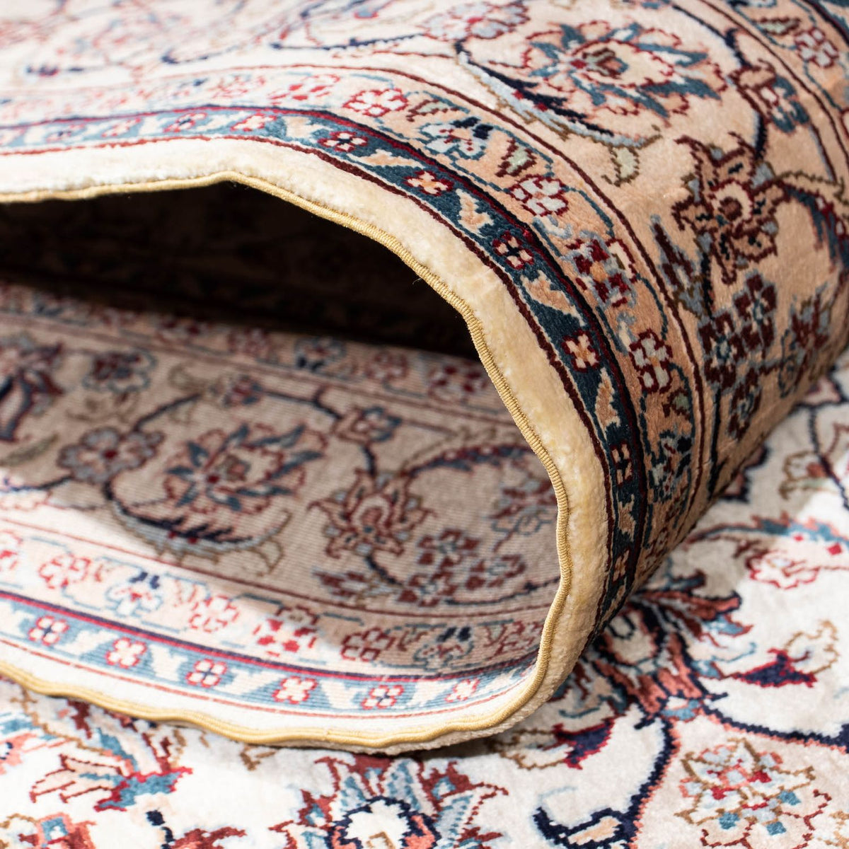 Runner Oriental Rug - Hereke - 185 x 78 cm - beige