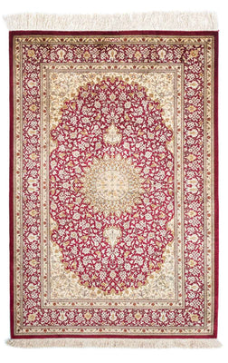 Oriental Rug - Hereke - 122 x 76 cm - dark red