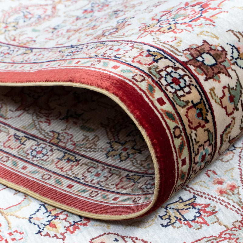 Runner Oriental Rug - Hereke - 368 x 78 cm - dark red