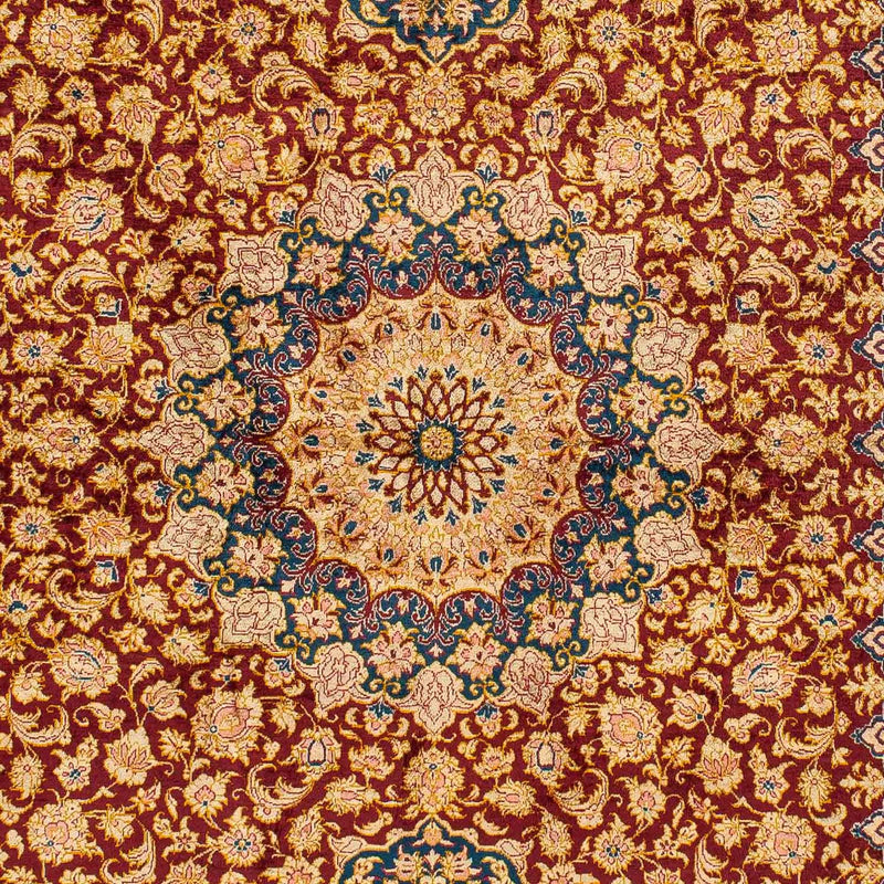 Silk Rug - Chinese Silk - 198 x 137 cm - multicolored