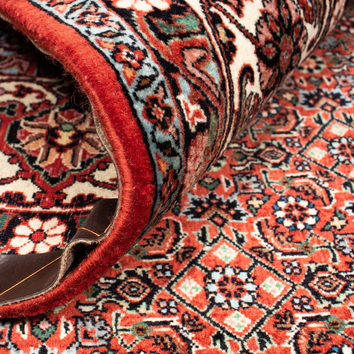 Perser Rug - Bidjar square  - 203 x 197 cm - dark red