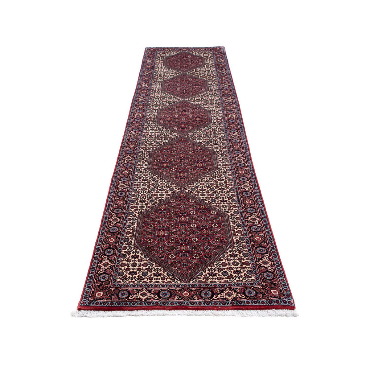 Runner Perser Rug - Bidjar - 373 x 80 cm - multicolored