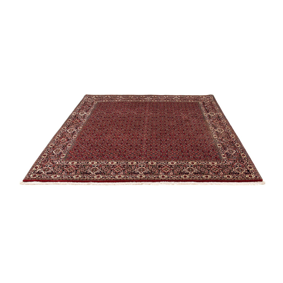 Perser Rug - Bidjar square  - 205 x 205 cm - dark red