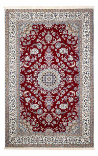 Perser Rug - Nain - Premium - 242 x 158 cm - dark red