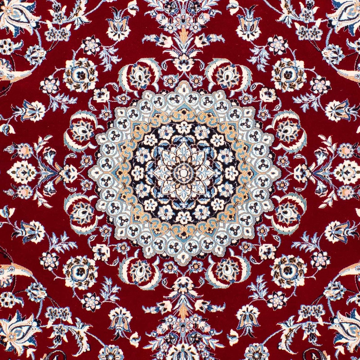 Perser Rug - Nain - Premium - 242 x 158 cm - dark red