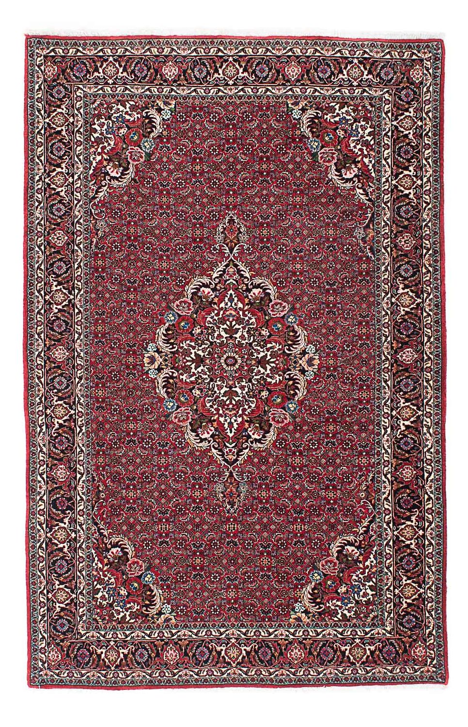 Perser Rug - Bidjar - 211 x 132 cm - red
