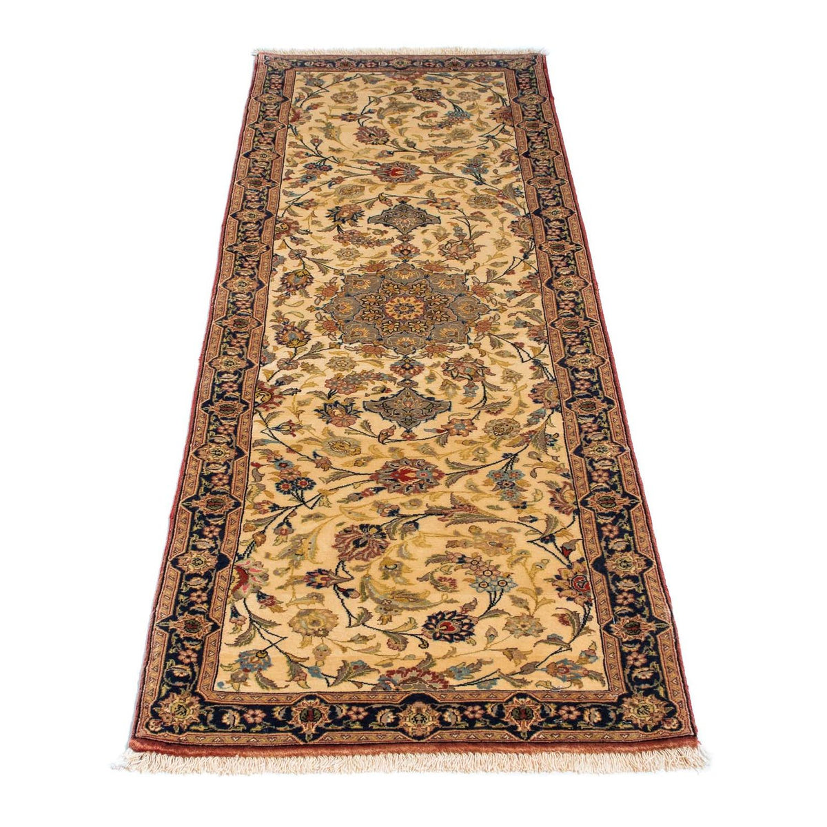 Runner Perser Rug - Ghom - 193 x 57 cm - beige