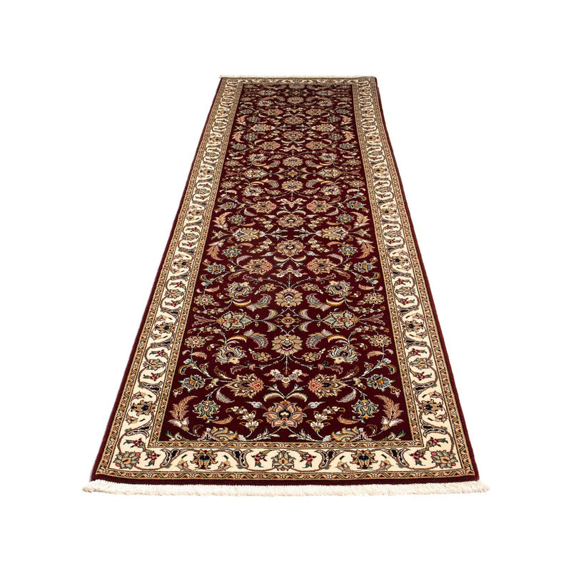 Runner Perser Rug - Tabriz - Royal - 315 x 88 cm - dark red