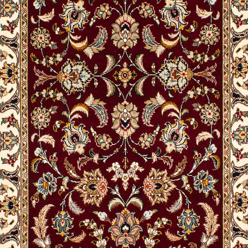 Runner Perser Rug - Tabriz - Royal - 317 x 88 cm - dark red