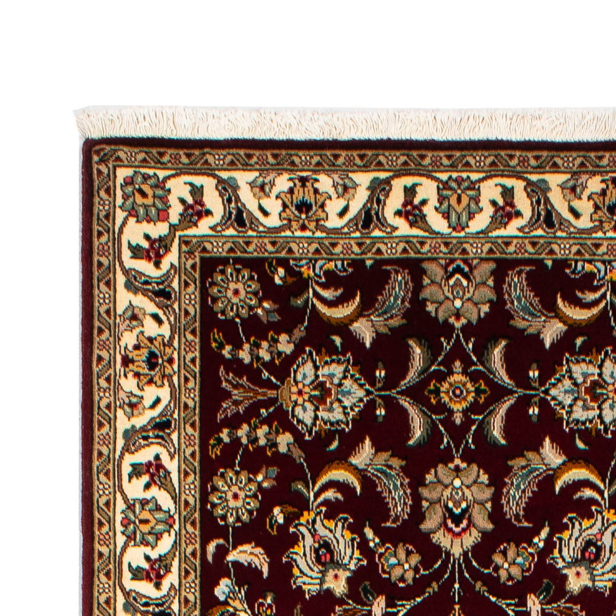 Runner Perser Rug - Tabriz - Royal - 317 x 88 cm - dark red