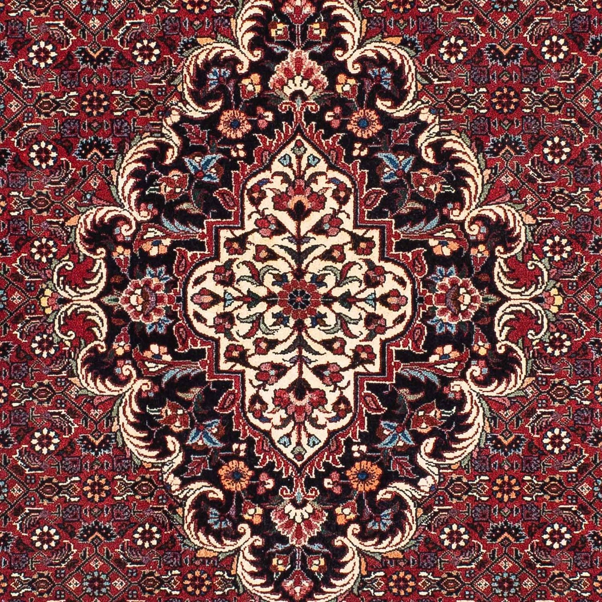 Runner Perser Rug - Bidjar - 202 x 104 cm - dark red
