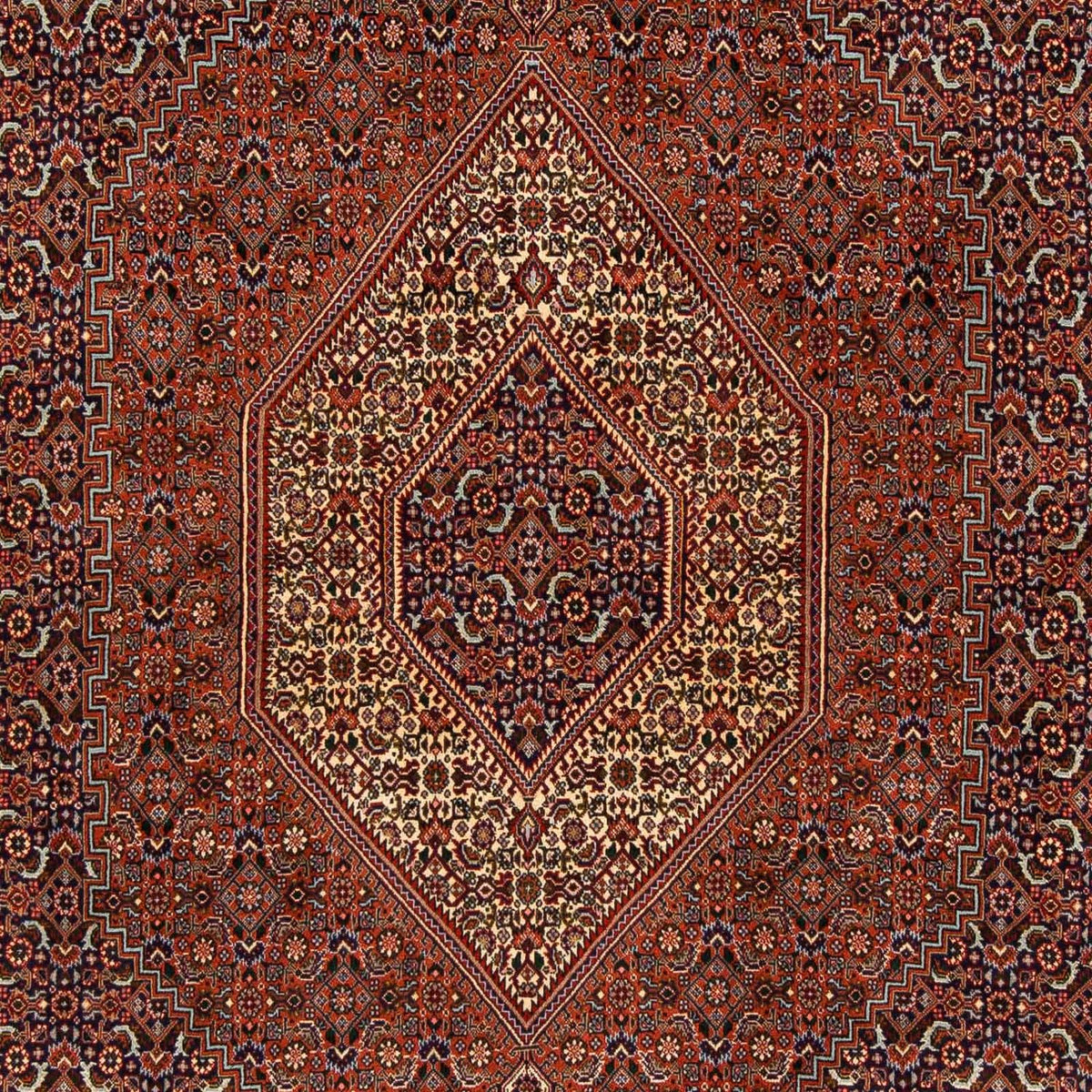 Perser Rug - Bidjar - 222 x 203 cm - brown