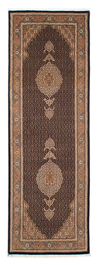 Runner Perser Rug - Tabriz - 248 x 81 cm - dark blue