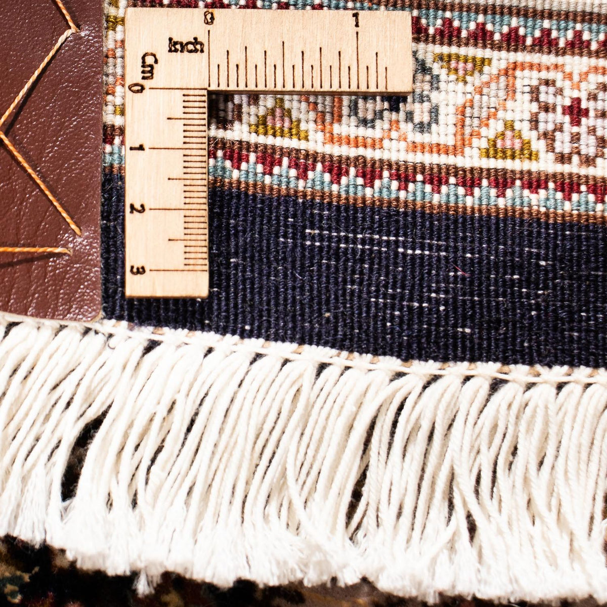 Runner Perser Rug - Tabriz - 248 x 81 cm - dark blue