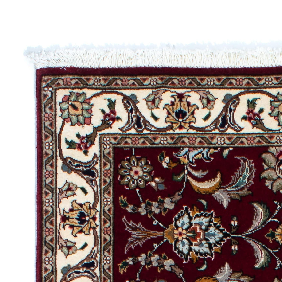 Runner Perser Rug - Tabriz - Royal - 197 x 87 cm - dark red