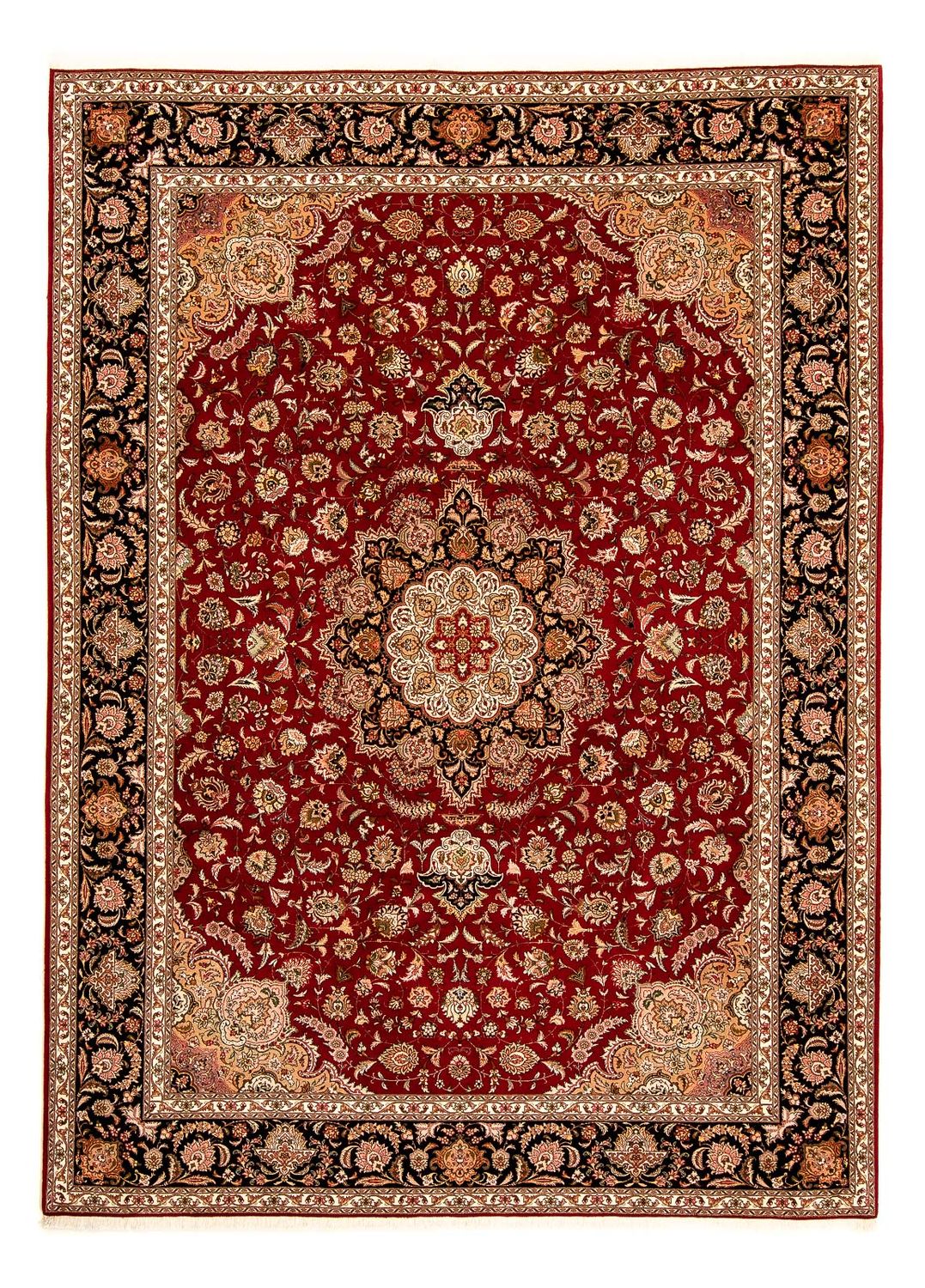 Perser Rug - Tabriz - Royal - 342 x 251 cm - dark red