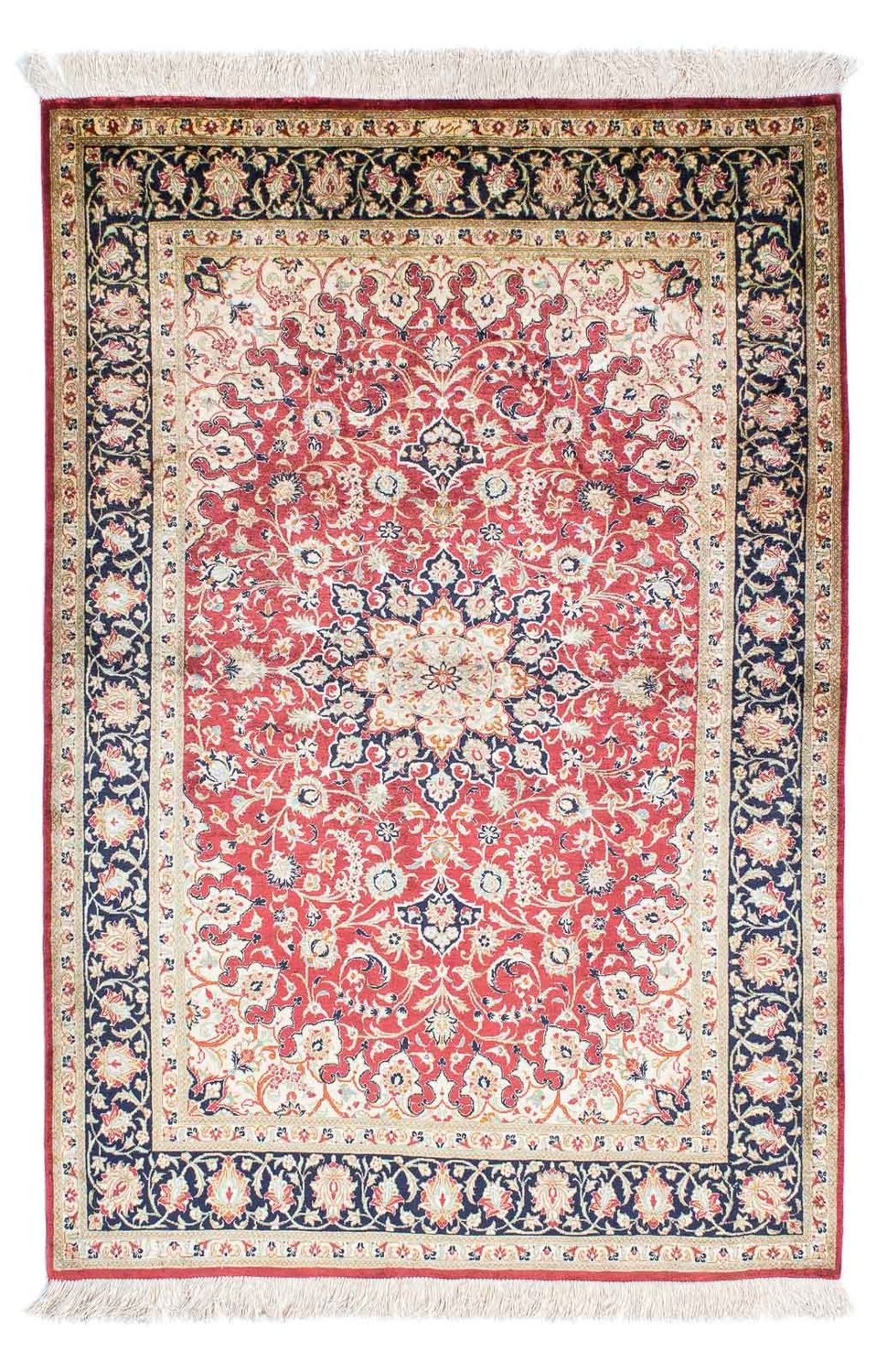Perser Rug - Ghom - 151 x 100 cm - red