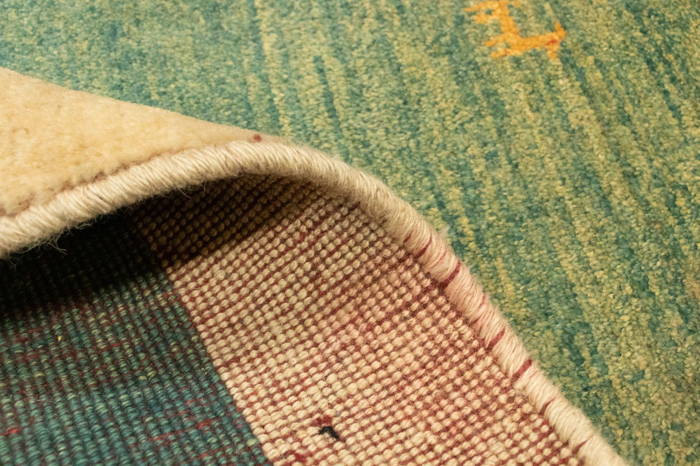 Persian Gabbeh Rug 125x87cm - Perserteppich Wollteppich