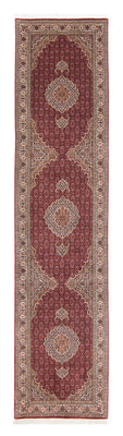 Runner Perser Rug - Tabriz - 351 x 83 cm - dark red