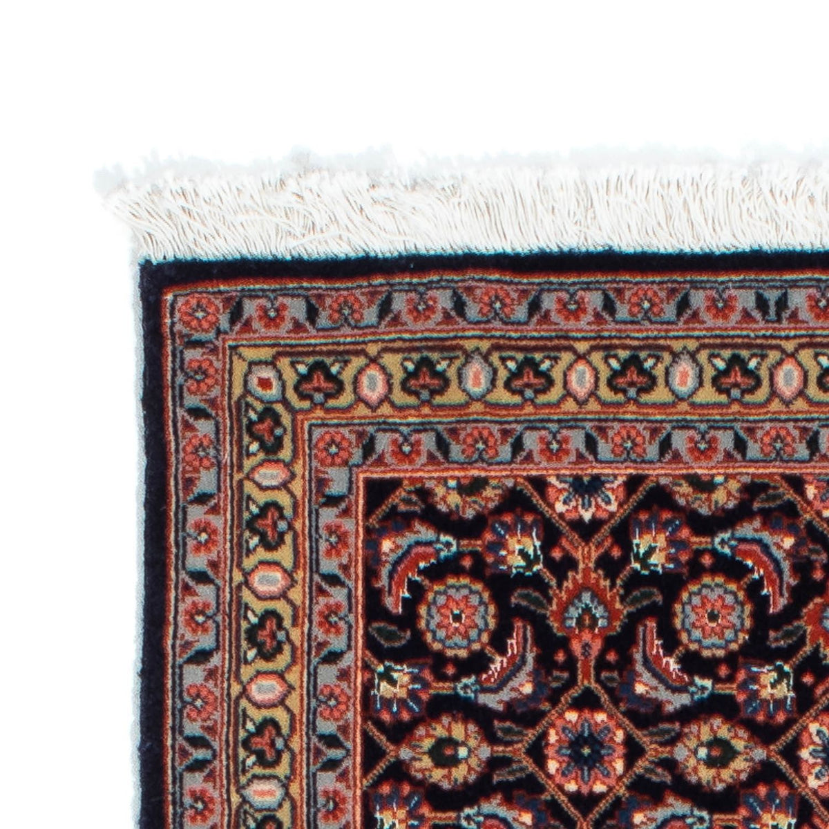 Runner Perser Rug - Tabriz - 210 x 75 cm - dark blue