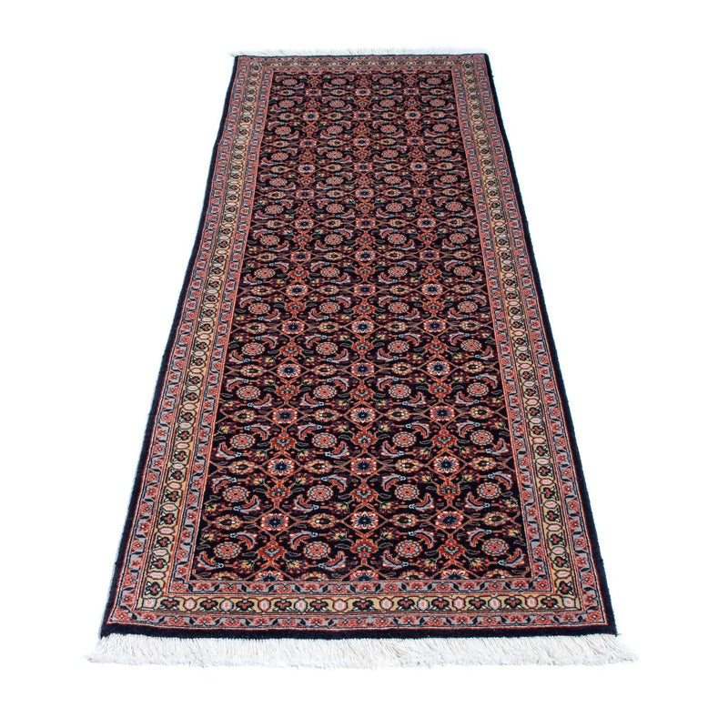 Runner Perser Rug - Tabriz - 210 x 75 cm - dark blue