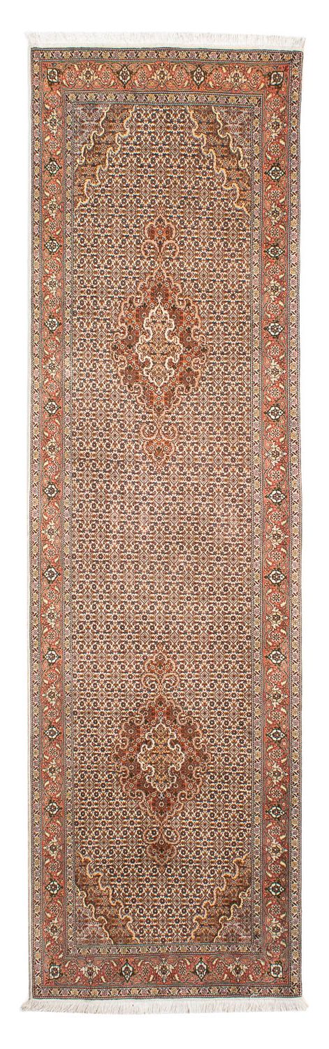 Runner Perser Rug - Tabriz - 302 x 85 cm - light brown