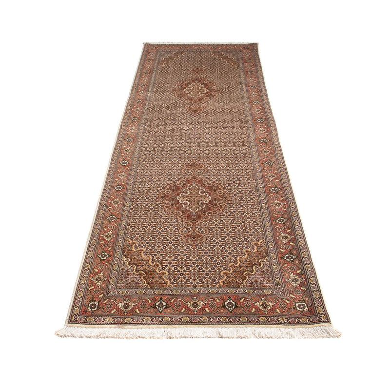 Runner Perser Rug - Tabriz - 302 x 85 cm - light brown