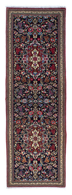 Runner Perser Rug - Ghom - 197 x 70 cm - dark blue