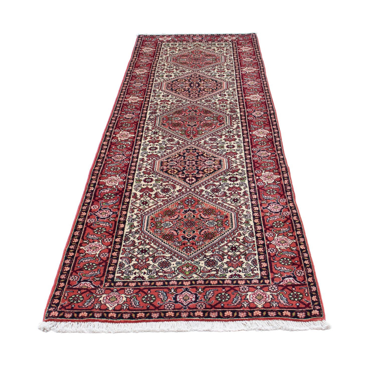 Runner Perser Rug - Bidjar - 308 x 81 cm - red