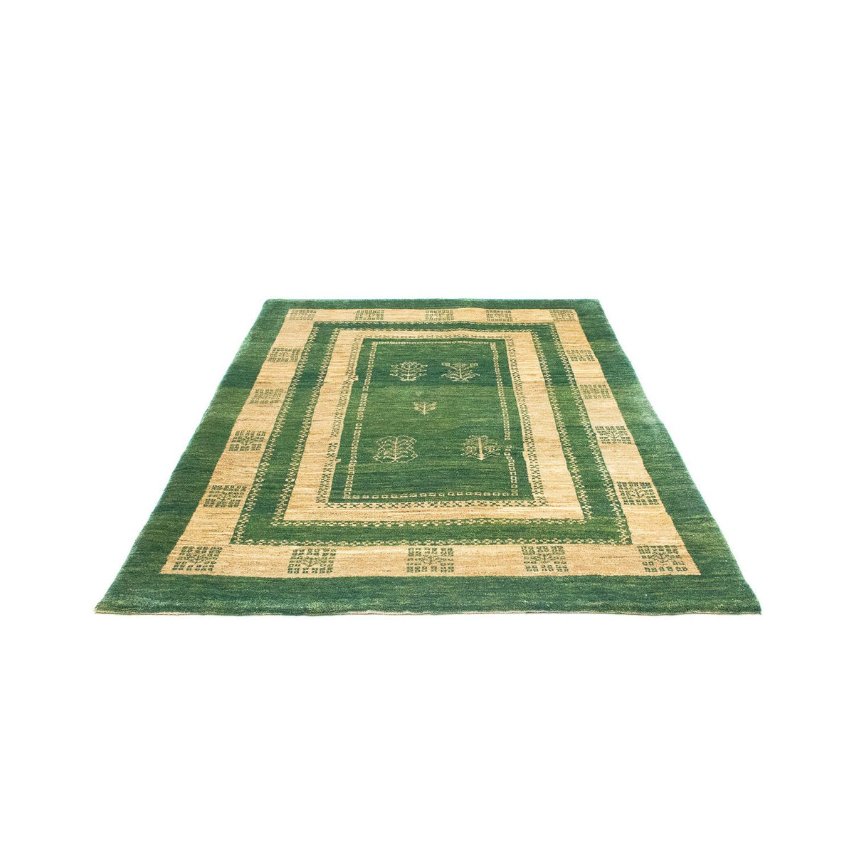 Gabbeh Rug - Perser - 188 x 151 cm - green