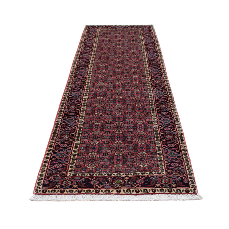 Runner Perser Rug - Bidjar - 294 x 84 cm - dark red