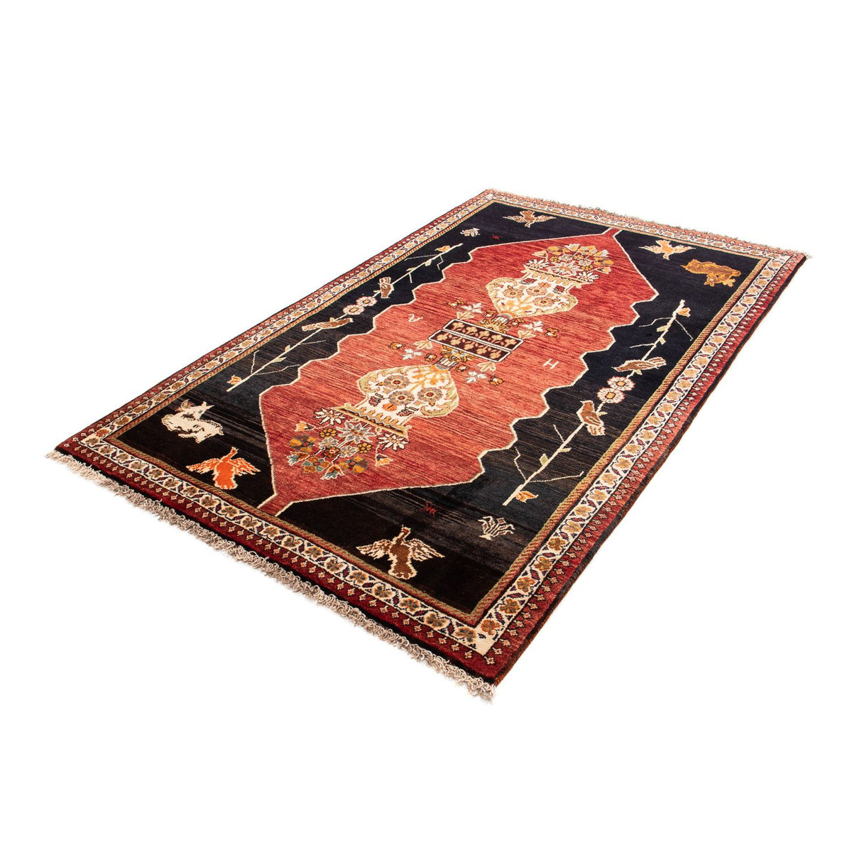 Perser Rug - Nomadic - 202 x 127 cm - dark blue