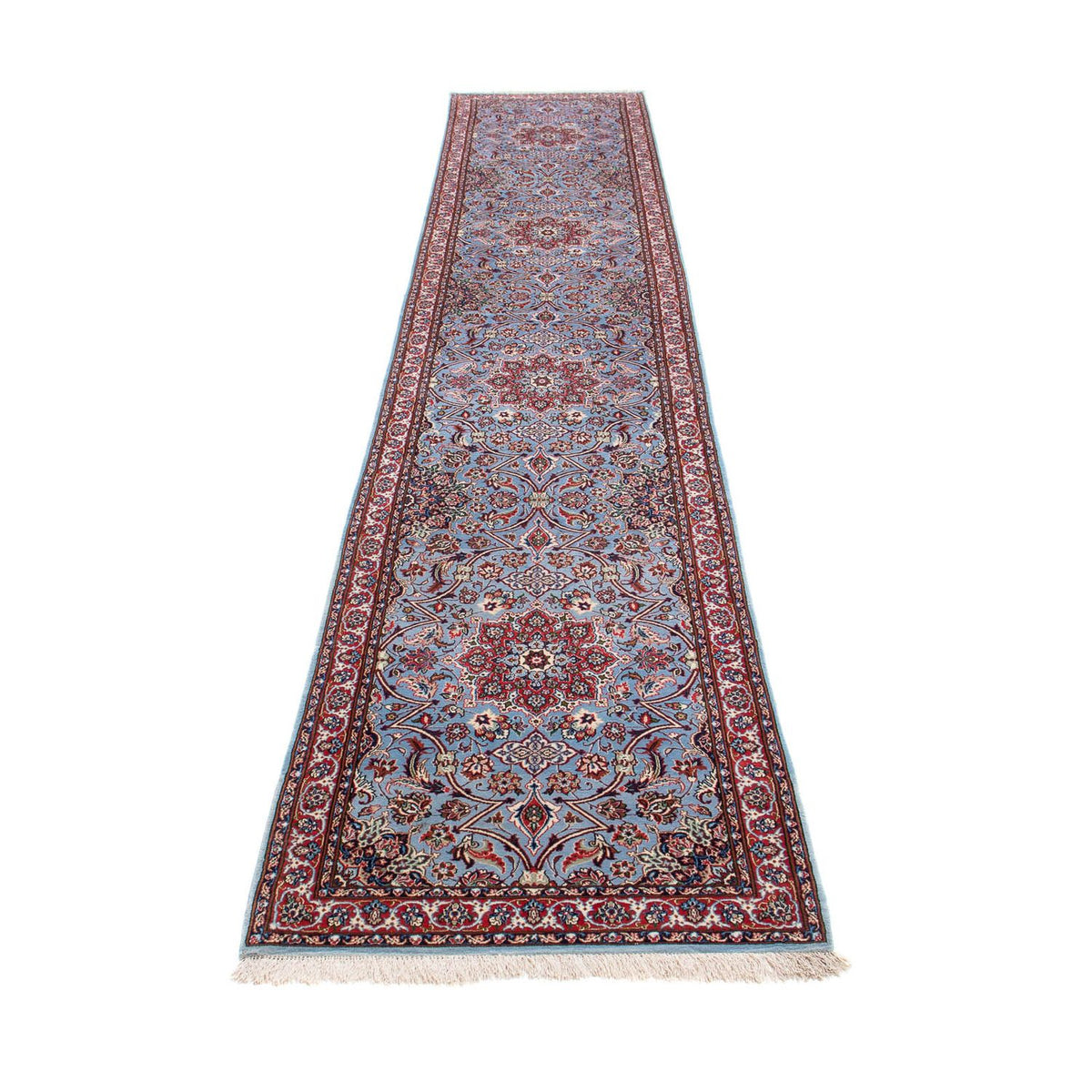 Runner Perser Rug - Isfahan - Premium - 438 x 80 cm - purple