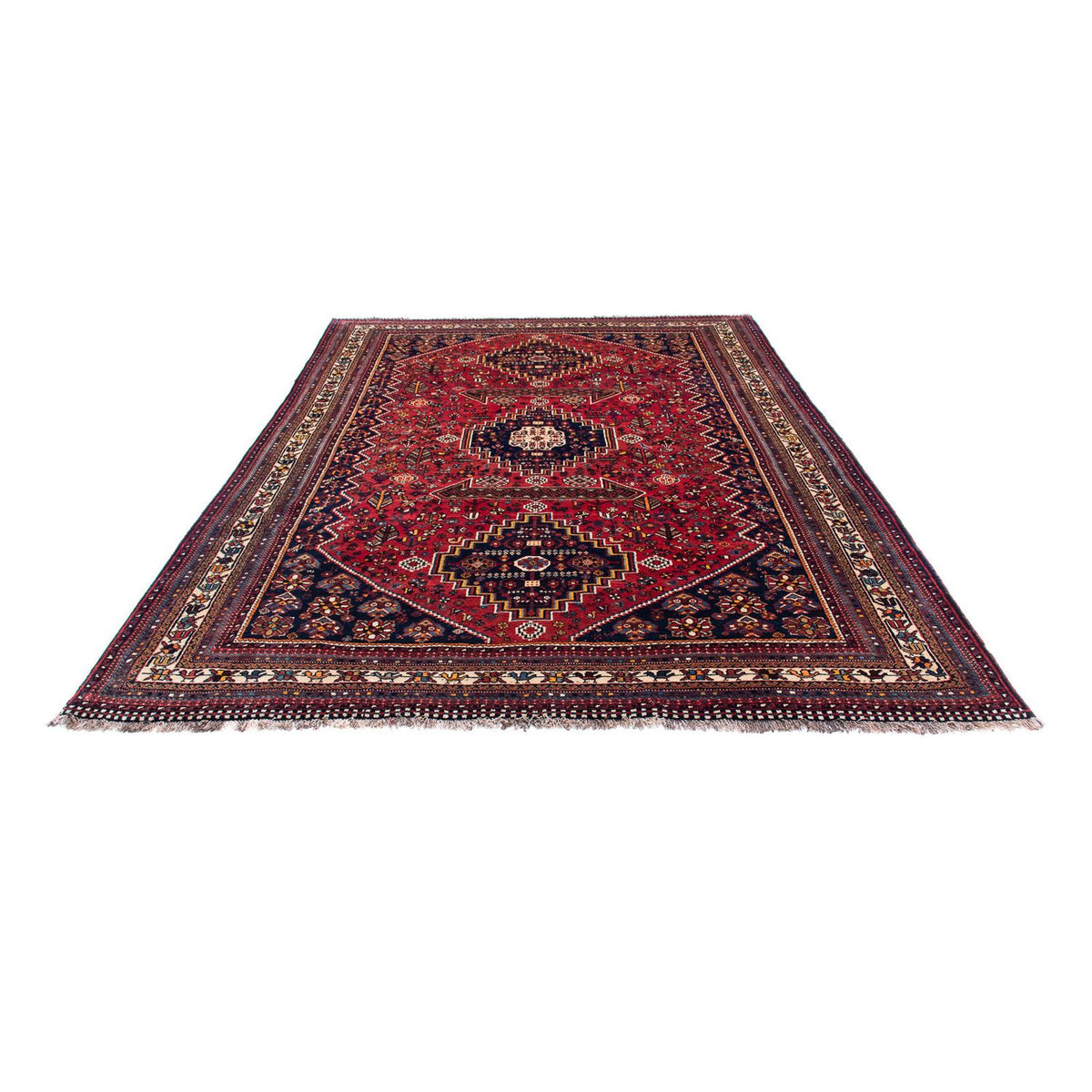 Perser Rug - Nomadic - 320 x 226 cm - dark red