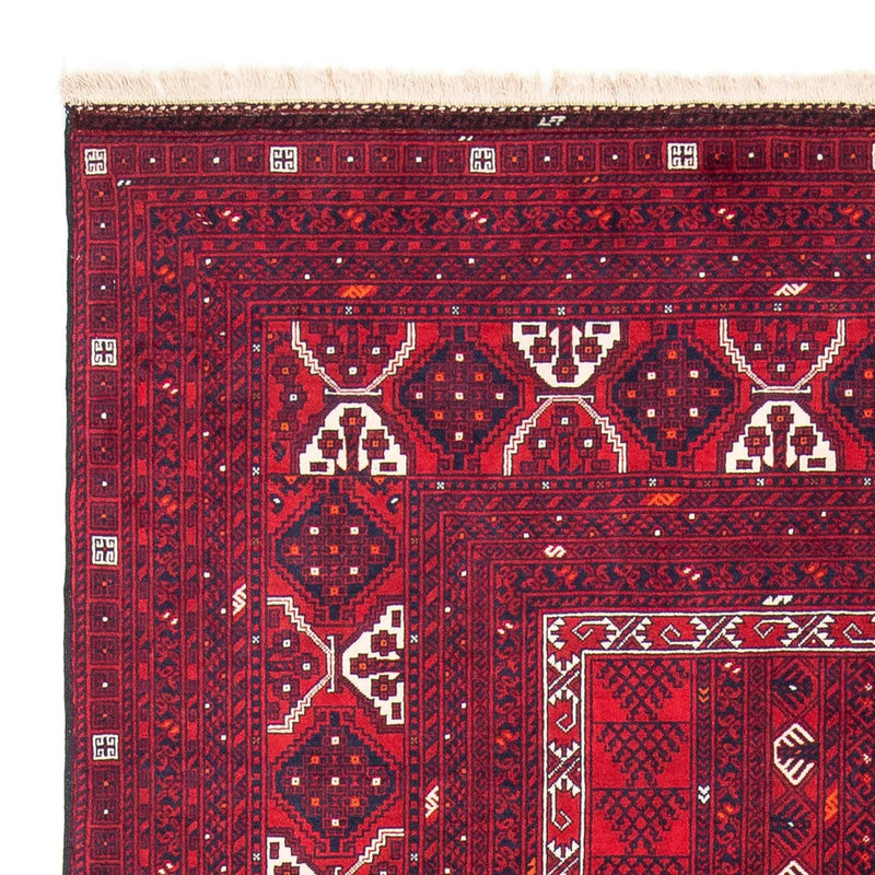 Turkaman Rug - 249 x 160 cm - dark red