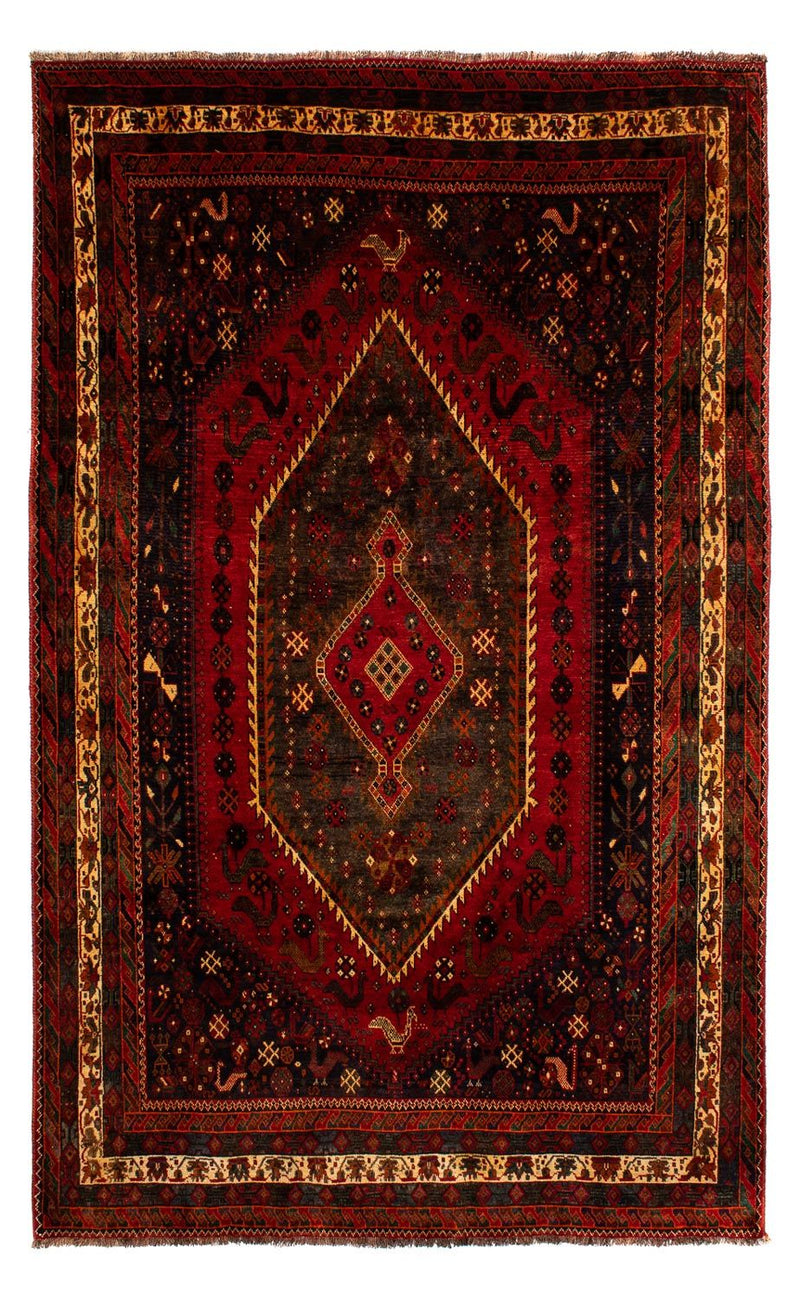 Perser Rug - Nomadic - 312 x 208 cm - dark red