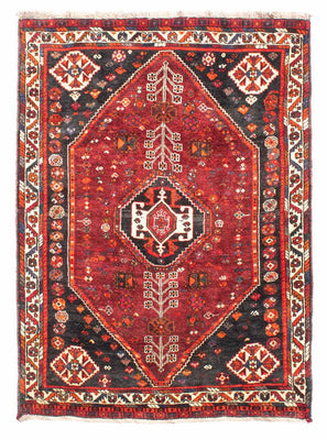 Perser Rug - Nomadic - 148 x 108 cm - dark red