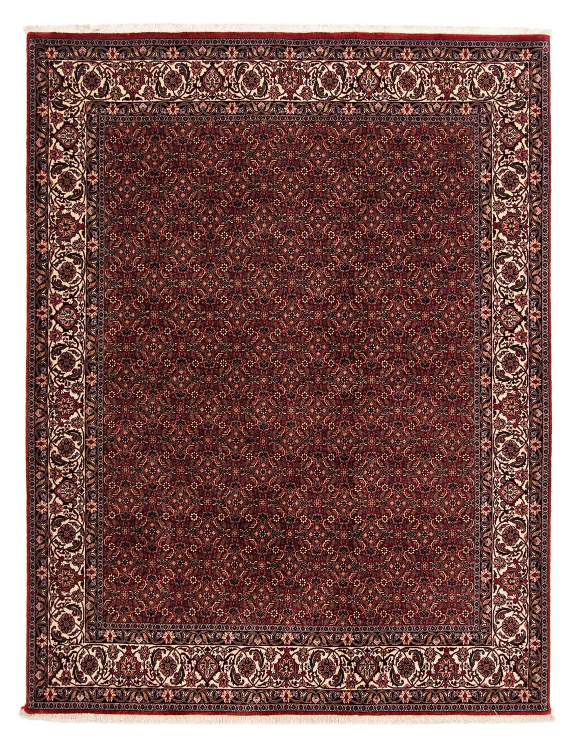 Perser Rug - Bidjar - 254 x 198 cm - dark red