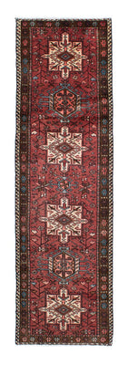 Runner Perser Rug - Nomadic - 304 x 85 cm - dark red