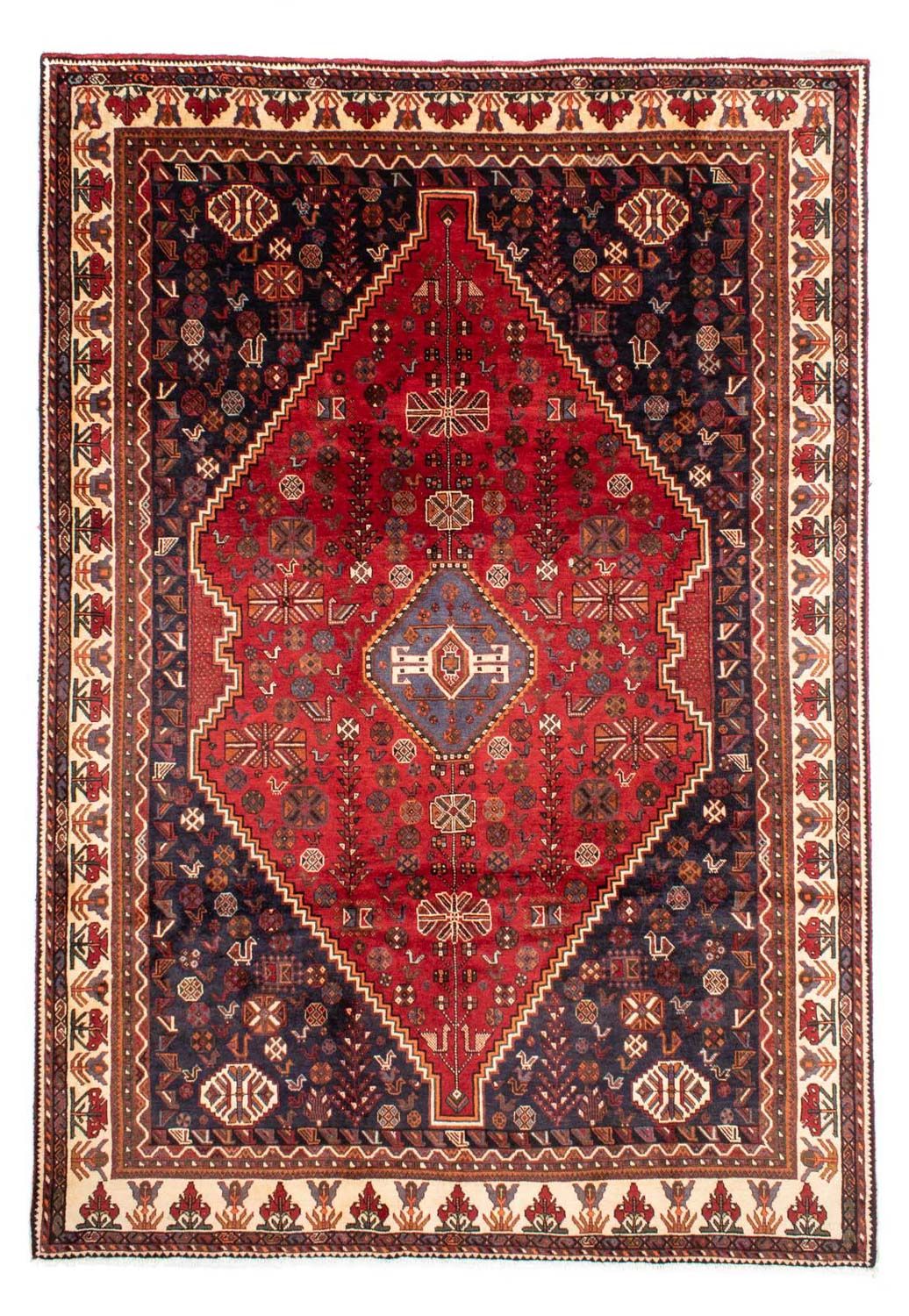 Perser Rug - Nomadic - 312 x 216 cm - dark red