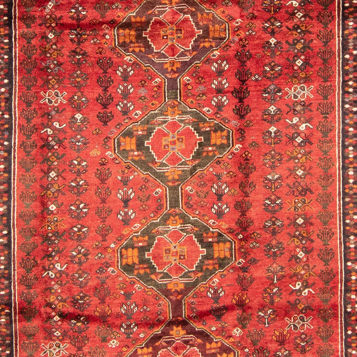 Perser Rug - Nomadic - 310 x 225 cm - dark red
