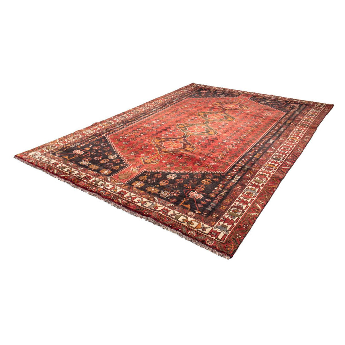 Perser Rug - Nomadic - 310 x 225 cm - dark red